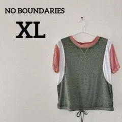 一点もの❤️ NO BOUNDARIES 【XL】 半袖Tシャツ トップス 夏