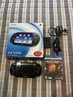 SONY PS Vita 本体 充電器 Minecraft付き