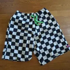 BREEZEチェック柄ハーフパンツ140センチ