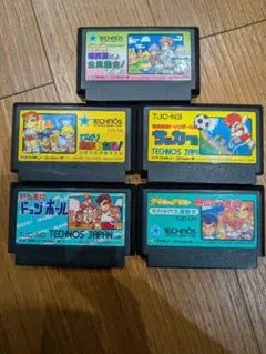 くにおくんシリーズ　ファミコンソフト 5本セット