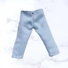 オビツ11 ねんどろいど どーる 服 パンツ スカイブルー