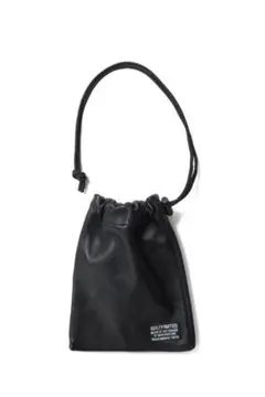 wackomaria leather shoulder poach 巾着ポーチ