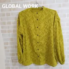 【本日削除/最終値下】GLOBAL WORK ジャガードブラウス