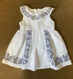 美品　BeBe ワンピース　100cm ホワイト