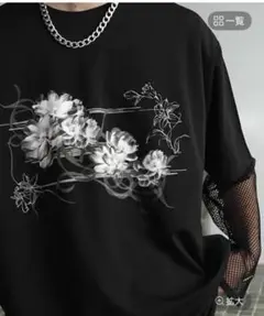 新品2025タグつき フロントグラフィックプリント カットTシャツ