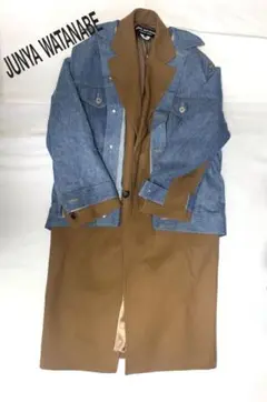 【お値下げ】超美品 JUNYA WATANABE ロングコート 春秋 Sサイズ 2025年最新】JUNYA WATANABE COMME des GARCONS レディース