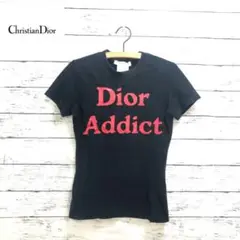 ディオール ◆ Christian Dior Addict Tシャツ ブラック