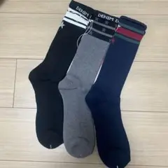 新品未使用 デニムダンガリー 25cm 26cm 27cm ソックス 靴下