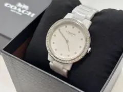 稼働品COACH オードリー セラミック ウォッチ35mm 14503499