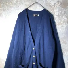 【ヴィンテージ】カシミアカーディガン used 古着 ZAS9