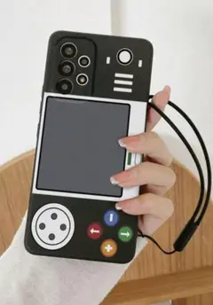 未使用新品 ゲーム機風iPhone13proケース ブラック シリコン