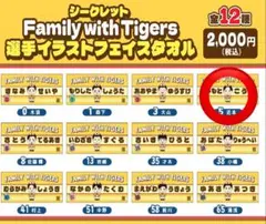 阪神タイガース 近本光司選手Family with Tigers フェイスタオル