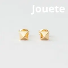 [最終値下げ][極美品] Jouete スタッズピアス (イエローゴールド)