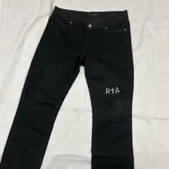 ★激レア★ RtA デニム　スキニーパンツ　ブラック　アメリカ製　黒