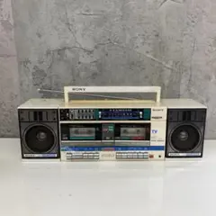 【SONY/ソニー】希少　レトロラジカセCFS-W600 レッド◎通電確認のみ SONY/ソニー】希少 レトロラジカセCFS-W600 レッド◎通電確認のみ