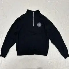 HUF ハーフジップ 黒