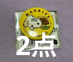 スヌーピー マーブルス 缶バッジ 銀座三越