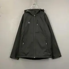 美品 LOGOS ステンメランジャケット マウンテンパーカ ブラック 黒 L
