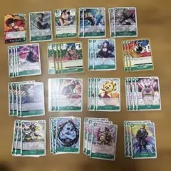 ワンピースカード　赤緑ルフィ　デッキパーツ　受け継がれる意思