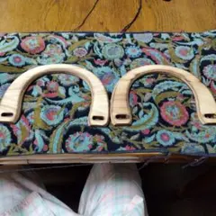 セール木製 バッグ持ち手 アーチ型