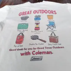 Coleman コールマン　Tシャツ ユニセックスMサイズ ポケット付き