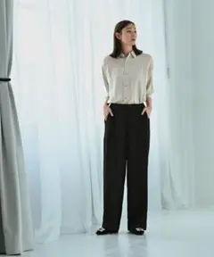 スタイルデリKana Oyama×BLK001ワイドパンツ フリーサイズブラック
