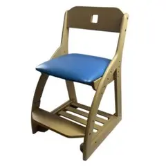 【希少】コイズミ KOIZUMI 学習椅子 木製チェアレイクウッド チェア　水色