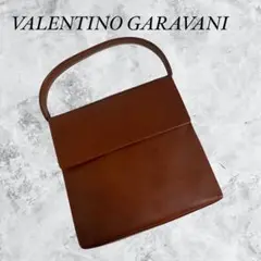 VALENTINOGARAVANI ハンドバッグ 茶 レザー レディース 韓国風