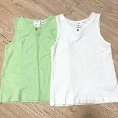 【新品】ZARA 110cmタンクトップ 2枚組