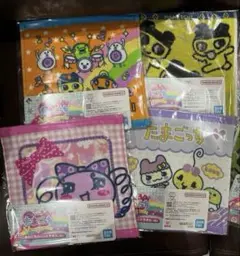 たまごっち 一番くじ E賞 あのころのハンドタオル 4枚セット
