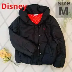 Disneyミニー　ダウン風中わた　あったかアウター　黒　Mサイズ