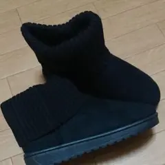 スリッポンムートンブーツ