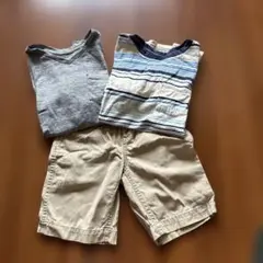 GAP キッズ Tシャツ2枚とショートパンツセット