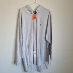 90s ラルフローレン　ストライプシャツ　XL　XXL　特大サイズ