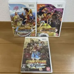 Wii ワンピース3本まとめ売り