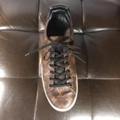 ■ルイヴィトン|フロントロー ライン|UK8.5|27.5cm|茶|k680