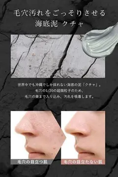 洗顔 メンズ 泥洗顔 濃密 泡 毛穴 ニキビ 対策ネット付 すべすべモテ肌