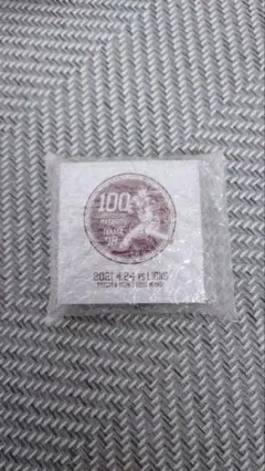 田中将大　100勝ピンバッジ　未開封