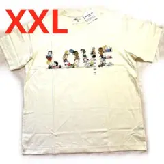 新品 ユニクロ×PEANUTS LOVE Tシャツ XXL