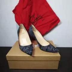 Christian Louboutin 美品 パンプス 迷彩 35