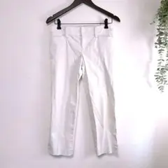 BOSCH クロップドパンツ　夏物　ホワイトカジュアルパンツ　38 M最終セール