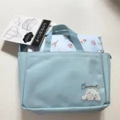 【新品未使用】サンリオ⭐︎ シナモロール　レジかごバッグ　保冷バッグ　エコバッグ