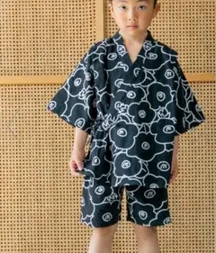 LOWRYS FARM ローリーズファーム　甚平　ジンベイ 100-110 椿柄