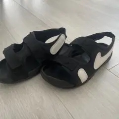 Nike キッズサンダル ブラック/ホワイト　サンレイアジャスト　20センチ