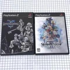 【2本セット】 PS2 キングダムハーツⅠ(やや傷) Ⅱ(盤面美品)