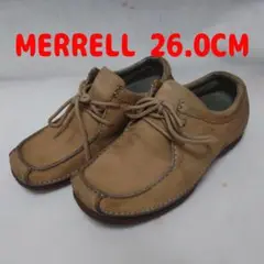 【送料込】MERREL/メレル モカシン アウトドア 26.0cmヌバックレザー