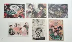 鬼滅の刃 クリアファイル セット 6枚 コレクション アニメグッズ　ダブりなし