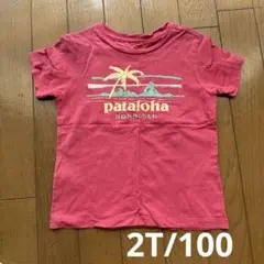 パタロハ　ピンクTシャツ　4T/100