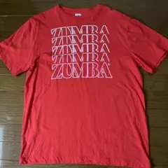 ZUMBA ロゴ Tシャツ 赤