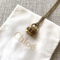 【箱付属品あり】Chloe クロエ ネックレス 南京錠 アクセサリー